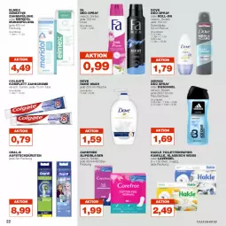 Gazetka promocyjna Real - Gazetka - ważna od 19.11 do 19.11.2022 - strona 22 - produkty: Adidas, aufsteckbürsten, bürste, bürsten, carefree, colgate, creme, deo, deo spray, dove, duschgel, eis, elmex, flasche, hakle, hakle toilettenpapier, Kamill, kamille, lavendel, LG, meridol, mundspülung, oral-b, papier, reis, roll-on, slip, slipeinlagen, spülung, Ti, toilettenpapier, zahncreme