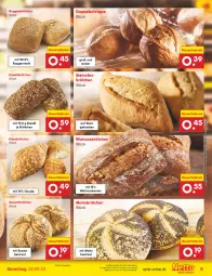 Gazetka promocyjna Netto Marken-Discount - Filial-Angebote - Gazetka - ważna od 02.09 do 02.09.2023 - strona 11 - produkty: angebot, auer, backofen, bestpreis, brötchen, dauertiefpreis, eis, geback, gouda, Käse, mehl, Mohnbrötchen, nuss, Ofen, reis, roggenbrötchen, sesam, steinofen, Ti, tiefpreis, walnuss, walnusskerne, ZTE