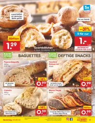 Gazetka promocyjna Netto Marken-Discount - Filial-Angebote - Gazetka - ważna od 02.09 do 02.09.2023 - strona 13 - produkty: angebot, backofen, baguette, bestpreis, blätterteig, brot, ciabatta, eis, elle, elsässer art, Käse, Ofen, peperoni, Peroni, quark, reis, snack, Ti, tomate, tomaten, ZTE