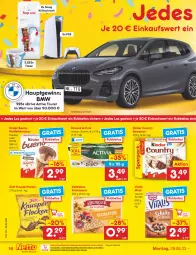 Gazetka promocyjna Netto Marken-Discount - Filial-Angebote - Gazetka - ważna od 02.09 do 02.09.2023 - strona 18 - produkty: activia, bestpreis, brot, danone, danone activia, eis, hörnchen, Kinder, kinder bueno, kinder country, knäckebrot, Knusperflocken, kühlschrank, müsli, ndk, reis, Schrank, tasse, Ti, vita, vitalis, vitalis müsli, Waffelhörnchen