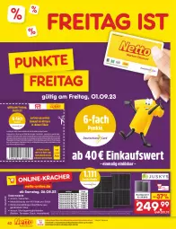 Gazetka promocyjna Netto Marken-Discount - Filial-Angebote - Gazetka - ważna od 02.09 do 02.09.2023 - strona 44 - produkty: bestpreis, brut, buch, coupon, deutschlandcard, discount, eduscho, eis, ente, erde, guthabenkarte, gutschein, gutscheine, mac, marken-discount, milch, ndk, Rauch, reis, Ria, Tchibo, Ti