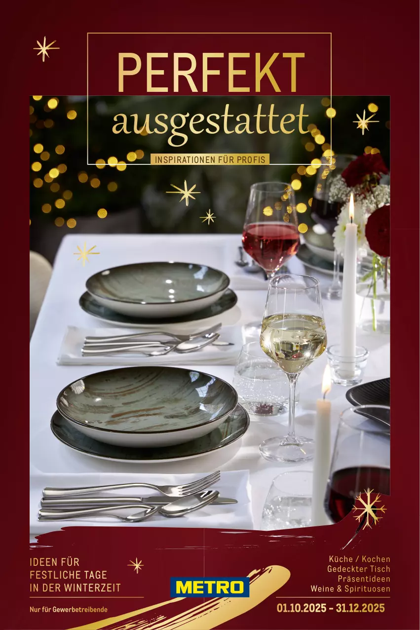 Aktueller Prospekt Metro - Saisonkatalog 