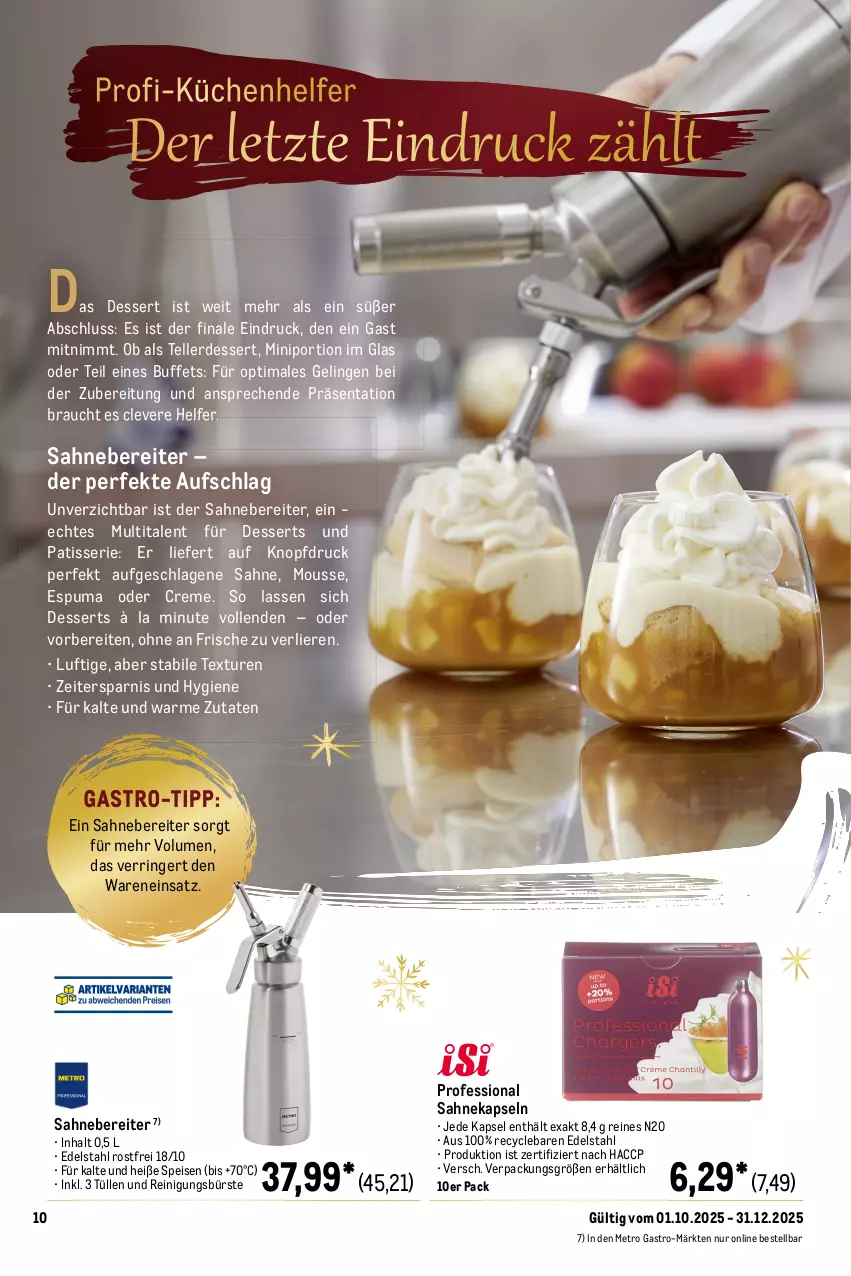 Aktueller Prospekt Metro - Saisonkatalog 