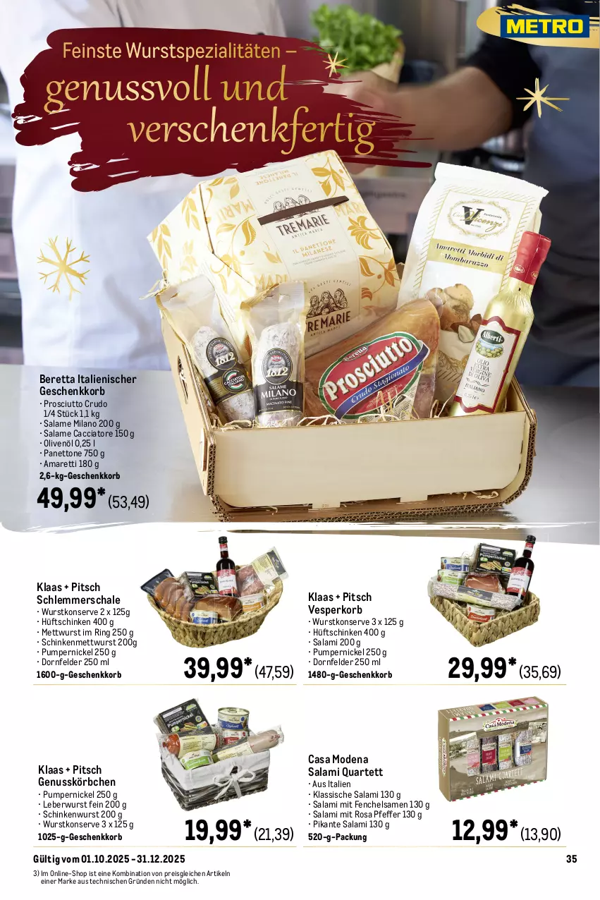 Aktueller Prospekt Metro - Saisonkatalog 