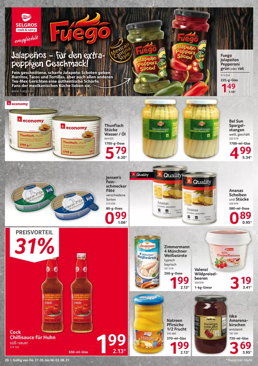 Aktueller Prospekt Selgros - Food - von 27.05 bis 02.06.2021 - strona 20