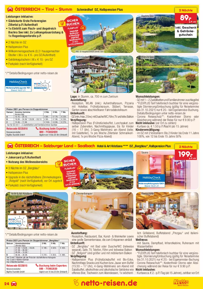 Aktueller Prospekt Netto Marken-Discount - Reisemagazin August - von 01.08 bis 31.08.2021 - strona 24