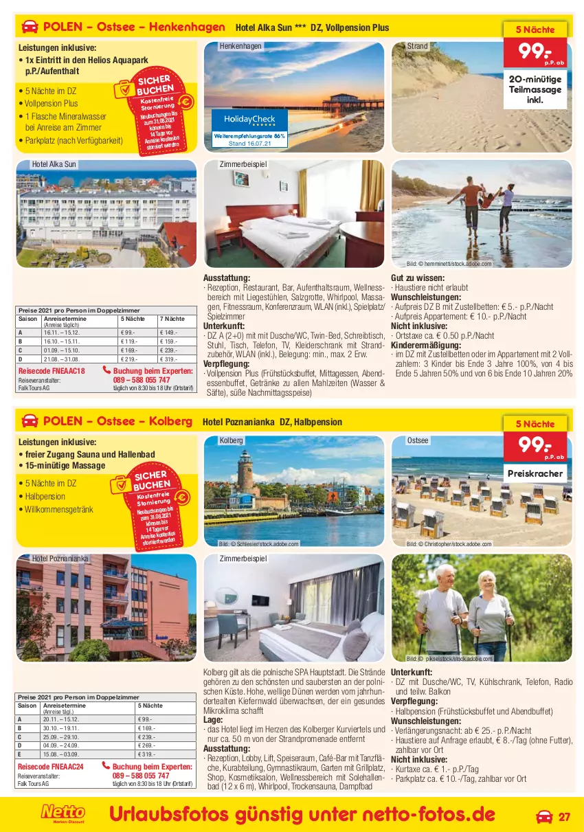 Aktueller Prospekt Netto Marken-Discount - Reisemagazin August - von 01.08 bis 31.08.2021 - strona 27