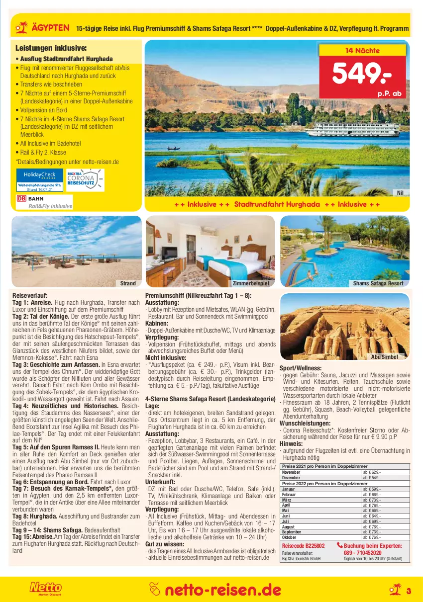 Aktueller Prospekt Netto Marken-Discount - Reisemagazin August - von 01.08 bis 31.08.2021 - strona 3