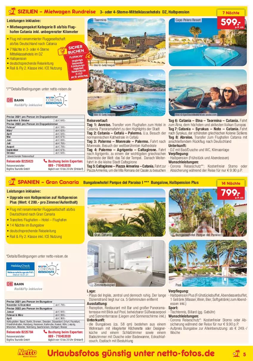 Aktueller Prospekt Netto Marken-Discount - Reisemagazin August - von 01.08 bis 31.08.2021 - strona 5