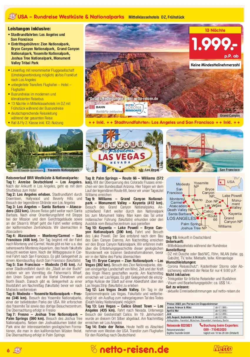 Aktueller Prospekt Netto Marken-Discount - Reisemagazin August - von 01.08 bis 31.08.2021 - strona 6