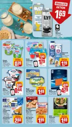 Gazetka promocyjna Rewe - Prospekte - Gazetka - ważna od 16.09 do 16.09.2023 - strona 8 - produkty: almighur, almighurt, backofen, backofen fisch, bärenmarke, Becher, brokkoli, butter, coupon, danone, Dr. Oetker, drink, ehrmann, ehrmann almighurt, eis, elsässer art, filet, fisch, flammkuchen, frosta, frucht, hafer, Haferdrink, krone, kuchen, lachs, lamm, maultaschen, meggle, milch, Müller, Ofen, pizza, pizza salame, reis, ristorante, ristorante pizza, schlemmerfilet, Streichzart, Tasche, taschen, Ti