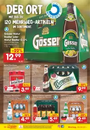 Gazetka promocyjna Netto Marken-Discount - Filial-Angebote - Gazetka - ważna od 30.04 do 30.04.2022 - strona 14 - produkty: Alwa, auer, beere, berliner, berliner kindl, brause, eis, elle, fassbrause, flasche, glasflasche, gösser, himbeer, himbeere, kirsch, kirsche, lichtenauer, Meister, mineralwasser, natur, natur radler, ndk, pils, radler, reis, rel, rwe, sac, Spreequell, Ti, versandkostenfrei, waldmeister, wasser