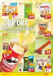 Gazetka promocyjna Netto Marken-Discount - Filial-Angebote - Gazetka - ważna od 30.04 do 30.04.2022 - strona 17 - produkty: angebot, erdnuss, frucht, fruchtgummi, haribo, nuss, nutella, pistazien, pringles, ring, snack, Ti, toffifee, ZTE