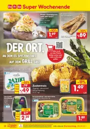 Gazetka promocyjna Netto Marken-Discount - Filial-Angebote - Gazetka - ważna od 30.04 do 30.04.2022 - strona 32 - produkty: aioli, angebot, apostels, backofen, baguette, braun, butter, champignon, champignons, eis, grill, kartoffel, kartoffelsalat, kerrygold, kräuter, mais, ndk, Ofen, pasta, reis, salat, Schal, Schale, sour cream, spreewälder, steinofen, Ti, versandkostenfrei, zaziki, zucker, zuckermais