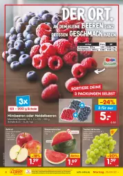 Gazetka promocyjna Netto Marken-Discount - Filial-Angebote - Gazetka - ważna od 30.04 do 30.04.2022 - strona 4 - produkty: asti, beere, beeren, eis, heidelbeere, heidelbeeren, himbeer, himbeere, himbeeren, leine, mac, melone, ndk, reis, Schal, Schale, Ti, Tiere, trauben, versandkostenfrei, wasser, wassermelone