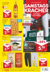 Gazetka promocyjna Netto Marken-Discount - Filial-Angebote - Gazetka - ważna od 30.04 do 30.04.2022 - strona 40 - produkty: angebot, angebote, bohne, bohnen, dallmayr, discount, eis, goldkrone, Holz, hose, kaffee, kaffee-kapseln, kaffeebohnen, kartoffel, kartoffeln, kracher, krone, marken-discount, pils, pilsener, sac, sim, speisekartoffeln, Spezi, spirituosen, Tasche, taschen, tassimo, Ti, uhr, veltins, veltins pilsener, wilthener, Wilthener Goldkrone, ZTE