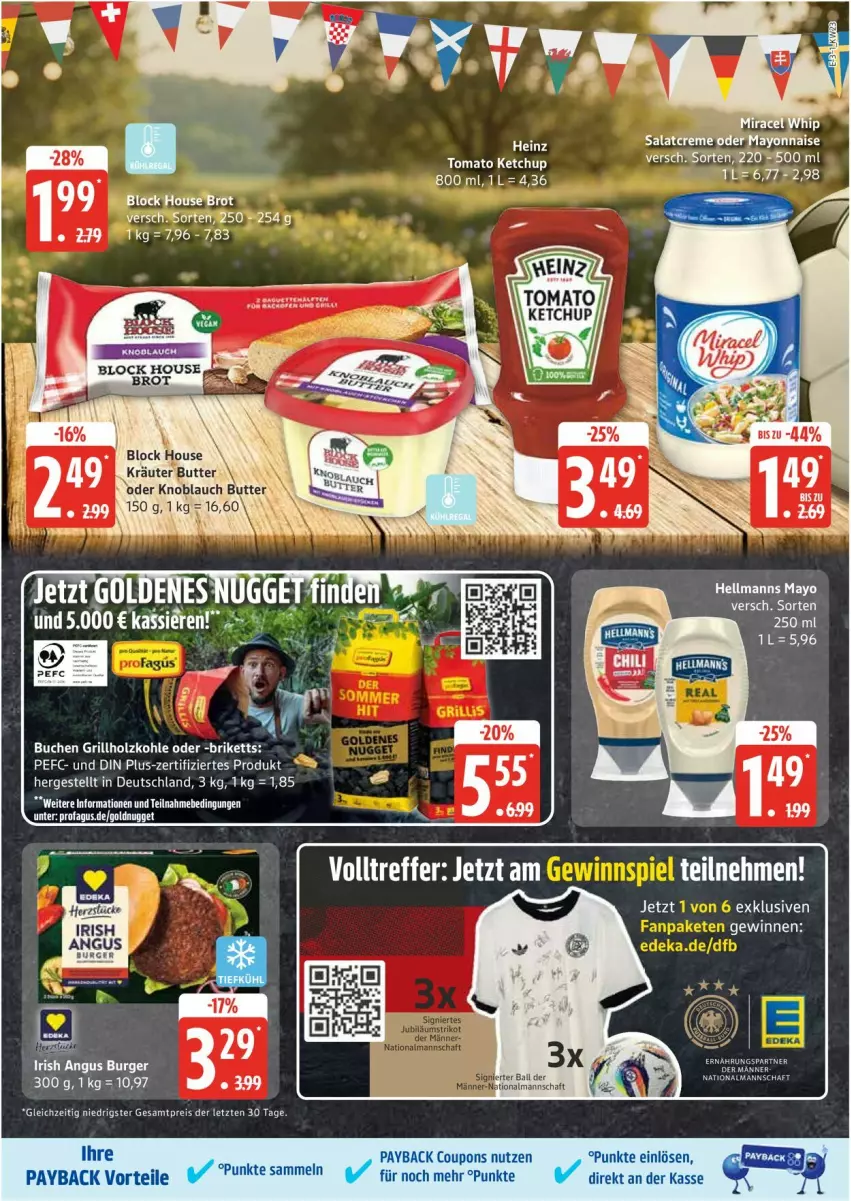 Aktueller Prospekt Edeka - Prospekte - von 02.06 bis 07.06.2025 - strona 3 - produkty: ACC, ball, briketts, brot, buch, butter, coupon, coupons, creme, eis, grill, grillholzkohle, Holz, holzkohle, ketchup, kräuter, mayonnaise, profagus, reis, salat, salatcreme, Ti, tomato ketchup, Yo, ZTE