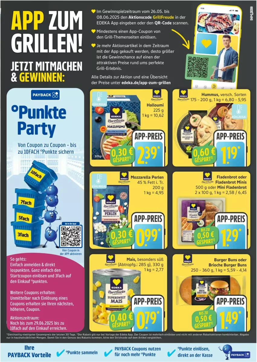 Aktueller Prospekt Edeka - Prospekte - von 02.06 bis 07.06.2025 - strona 5 - produkty: coupon, coupons, deka, eis, grill, K2, mac, nuss, payback, reis, Ti, ZTE
