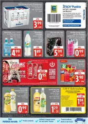 Gazetka promocyjna Edeka - Prospekte - Gazetka - ważna od 07.06 do 07.06.2025 - strona 21 - produkty: Alwa, angebot, bismarck, coca-cola, cola, coupon, coupons, eis, elle, erfrischungsgetränk, flasche, getränk, limo, limonade, mineralwasser, payback, red bull, reis, saft, tee, Ti, wasser, ZTE