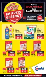 Gazetka promocyjna Combi - Prospekte - Gazetka - ważna od 03.02 do 03.02.2024 - strona 2 - produkty: angebot, angebote, auer, dauertiefpreis, discount, eis, flakes, flasche, kraft, megaperls, persil, pril, reis, spülmittel, Ti, tiefpreis