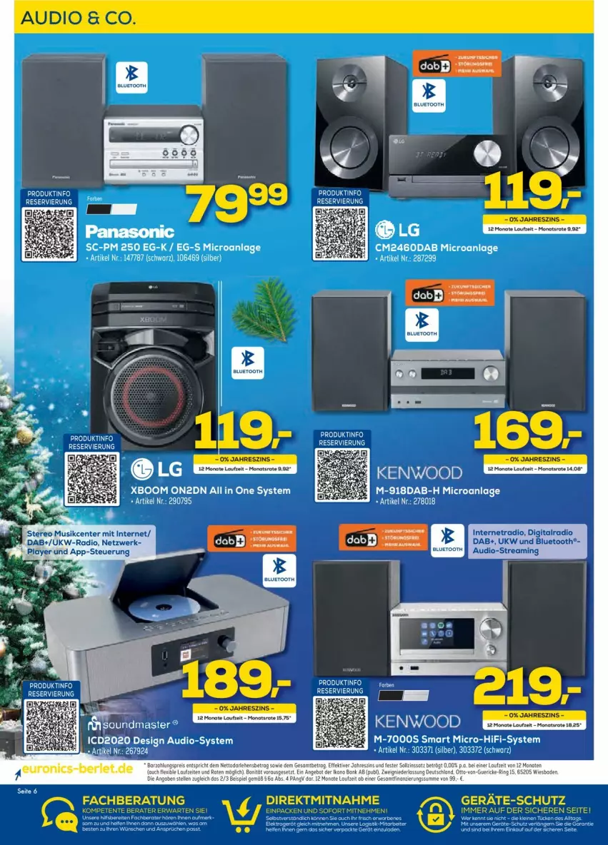 Aktueller Prospekt Euronics - Prospekte - von 15.12 bis 22.12.2021 - strona 6 - produkty: buch, ente, LG, Radio, Ti