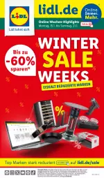 Gazetka promocyjna Lidl - Wochen-Highlights im Onlineshop - Gazetka - ważna od 21.01 do 21.01.2024 - strona 1 - produkty: angebot, angebote, eis, elle, ndk, reis, rel, Schal, Schale, telefon, Ti, uhr