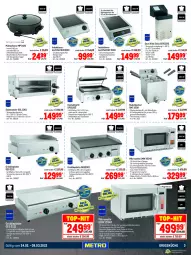 Gazetka promocyjna Metro - Profi Technik Spezial - Gazetka - ważna od 09.03 do 09.03.2022 - strona 3 - produkty: Bodenplatte, eis, elle, geschirr, grill, grillfläche, grillplatte, induktionskochfeld, Kocher, kochfeld, kontaktgrill, küche, latte, messer, mikrowelle, nudel, nudeln, pfanne, reis, teller, thermostat, Ti, timer, wasser