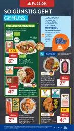 Gazetka promocyjna AldiSud - NÄCHSTE WOCHE - Gazetka - ważna od 23.09 do 23.09.2023 - strona 35 - produkty: aldi, bio, Bio-Hackfleisch, decke, eis, elle, entrecôte, filet, filets, fleisch, forelle, gin, gsw, hackfleisch, HP, joghur, joghurt, kräuter, küche, Küchen, lachs, marinade, minutensteaks, Nackensteak, nackensteaks, nuss, paprika, reis, rel, rind, rum, rumpsteak, schwein, sim, steak, steaks, Ti, tisch, wein, ZTE