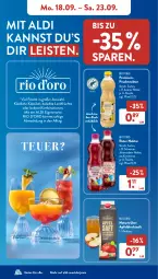 Gazetka promocyjna AldiSud - NÄCHSTE WOCHE - Gazetka - ważna od 23.09 do 23.09.2023 - strona 8 - produkty: aldi, ananas, apfel, Apfeldirektsaft, banane, bananen, direktsaft, eis, flasche, frucht, früchte, natur, Nektar, reis, saft, Ti