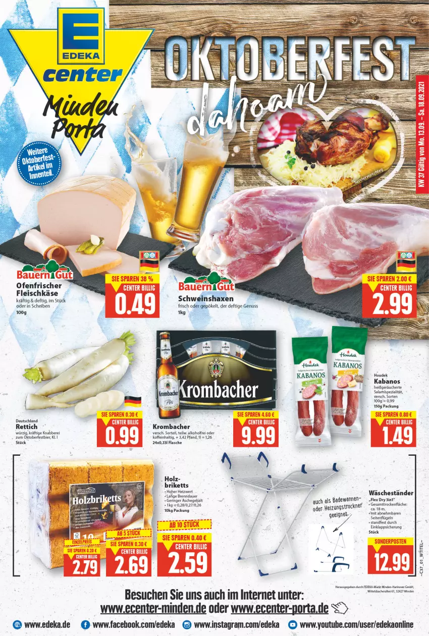 Aktueller Prospekt E Center - Angebote der Woche - von 13.09 bis 18.09.2021 - strona 1