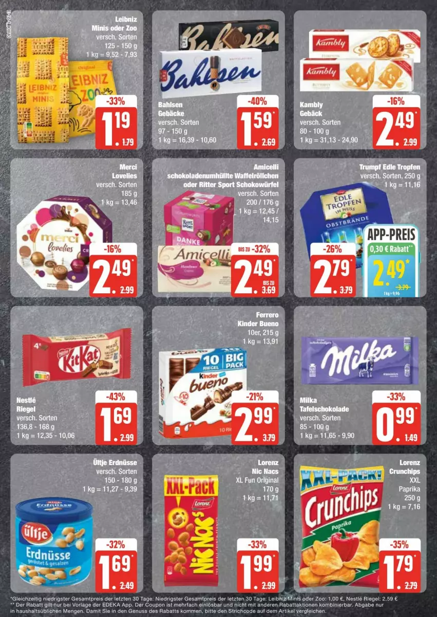 Aktueller Prospekt Edeka - Prospekte - von 28.09 bis 05.10.2024 - strona 16 - produkty: coupon, deka, eier, eis, erdnüsse, ferrero, merci, nuss, reis, riegel, rum, tee, Ti, ZTE