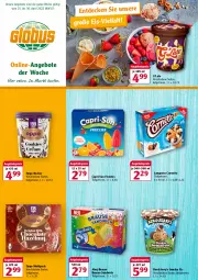 Gazetka promocyjna Globus - Prospekte - Gazetka - ważna od 30.04 do 30.04.2022 - strona 1 - produkty: ahoj-brause, angebot, angebote, angebotspreis, Becher, brause, Cap, capri-sun, cornetto, decke, eis, langnese, Oppo, pril, reis, sandwich, Ti