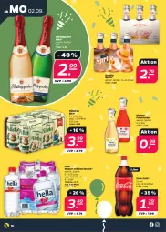 Gazetka promocyjna Netto - Woche 36 - Gazetka - ważna od 07.09 do 07.09.2024 - strona 16 - produkty: bier, coca-cola, cola, flasche, hella, leine, mac, rotkäppchen, sekt, Ti, wasser