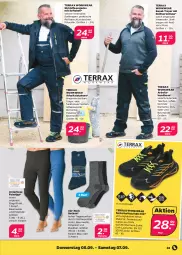 Gazetka promocyjna Netto - Woche 36 - Gazetka - ważna od 07.09 do 07.09.2024 - strona 33 - produkty: Bau, baumwolle, ente, Fleecejacke, hose, Jacke, Latzhose, Ria, schuhe, socken, Strickfleecejacke, Tasche, taschen, tee, Ti, Tiere, tisch, wolle