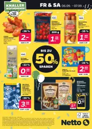 Gazetka promocyjna Netto - Woche 36 - Gazetka - ważna od 07.09 do 07.09.2024 - strona 48 - produkty: alle artikel ohne dekoration, angebot, auer, Bau, Bauer, chicken wings, coupon, dekoration, eis, elle, gewürz, hähnchenflügel, kraft, küche, mehl, milch, mondamin, reis, rispentomaten, Soße, Ti, tomate, tomaten, wc frisch, WC Frisch Kraft Aktiv, weidemilch, wiener, wiener würstchen, würstchen