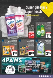 Gazetka promocyjna E Center - Angebote der Woche - Gazetka - ważna od 07.10 do 07.10.2023 - strona 25 - produkty: beutel, deka, flasche, geschirr, gin, Käse, kissen, limo, natur, olive, palmolive, rind, snack, snacks, Softlan, spülmittel, weichspüler