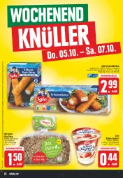 Gazetka promocyjna E Center - Angebote der Woche - Gazetka - ważna od 07.10 do 07.10.2023 - strona 26 - produkty: Becher, beef, brot, deka, eis, filet, fisch, fischstäbchen, hafer, iglo, joghur, joghurt, kopfsalat, korn, Kornbrot, reis, roastbeef, saft, sahne, sahne joghurt, salat, tafeläpfel, Ti, vollkornbrot, zott, ZTE