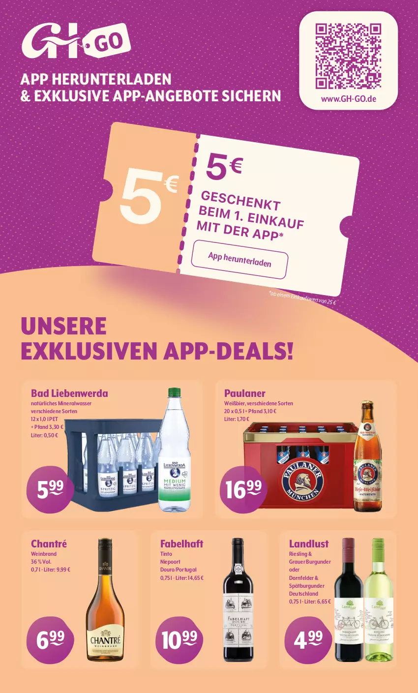 Aktueller Prospekt Getraenke Hoffmann - Prospekte - von 24.11 bis 06.12.2025 - strona 9 - produkty: Alwa, angebot, angebote, auer, Bad, Bad Liebenwerda, bier, burgunder, chantré, dornfelder, grauer burgunder, mineralwasser, natürliches mineralwasser, Paula, paulaner, riesling, spätburgunder, Ti, wasser, wein, weinbrand