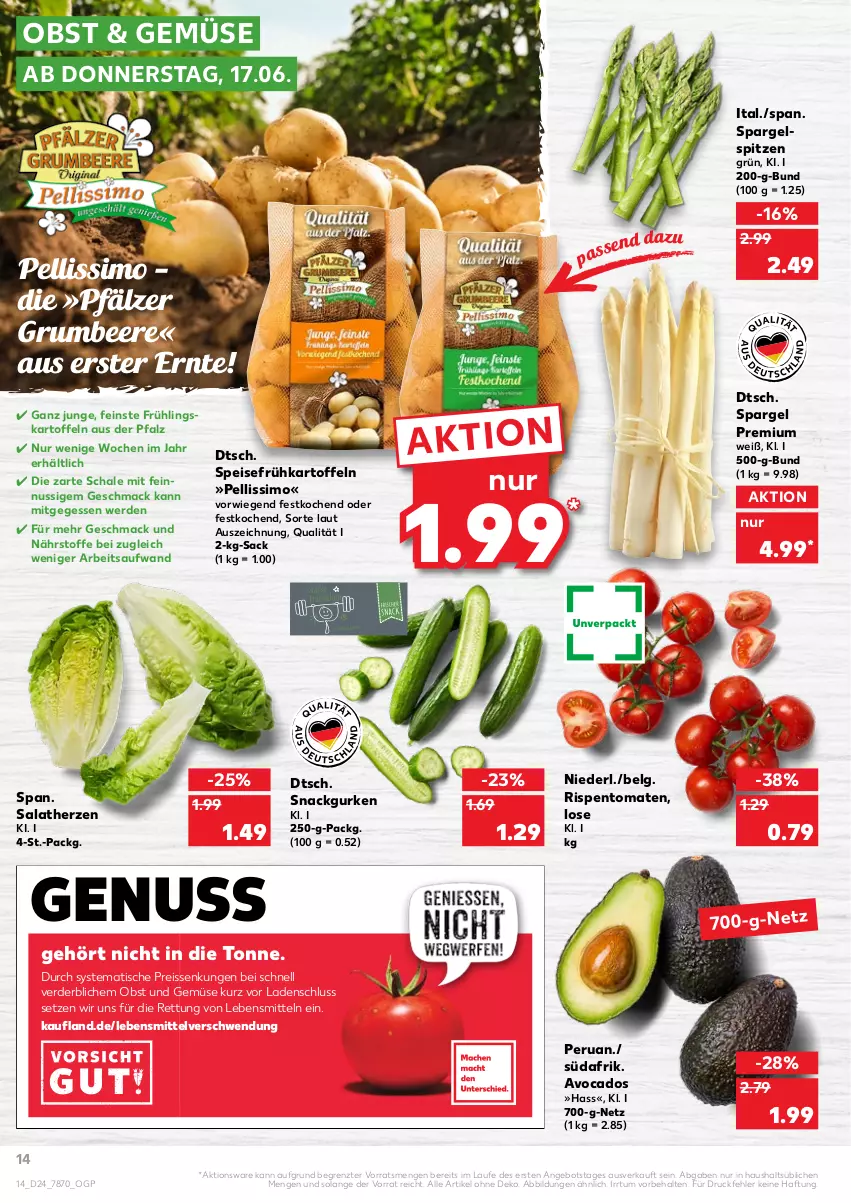 Aktueller Prospekt Kaufland - von 17.06 bis 23.06.2021 - strona 14