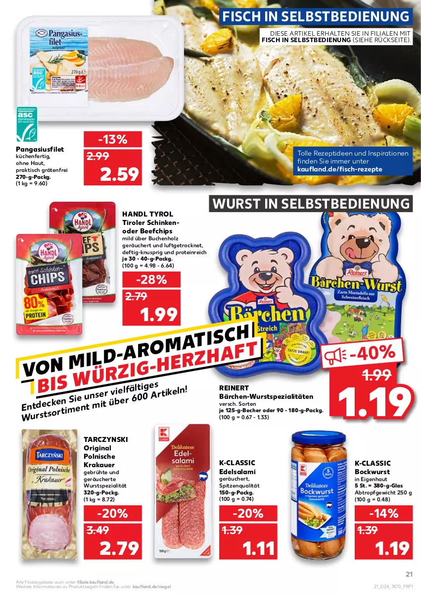 Aktueller Prospekt Kaufland - von 17.06 bis 23.06.2021 - strona 21