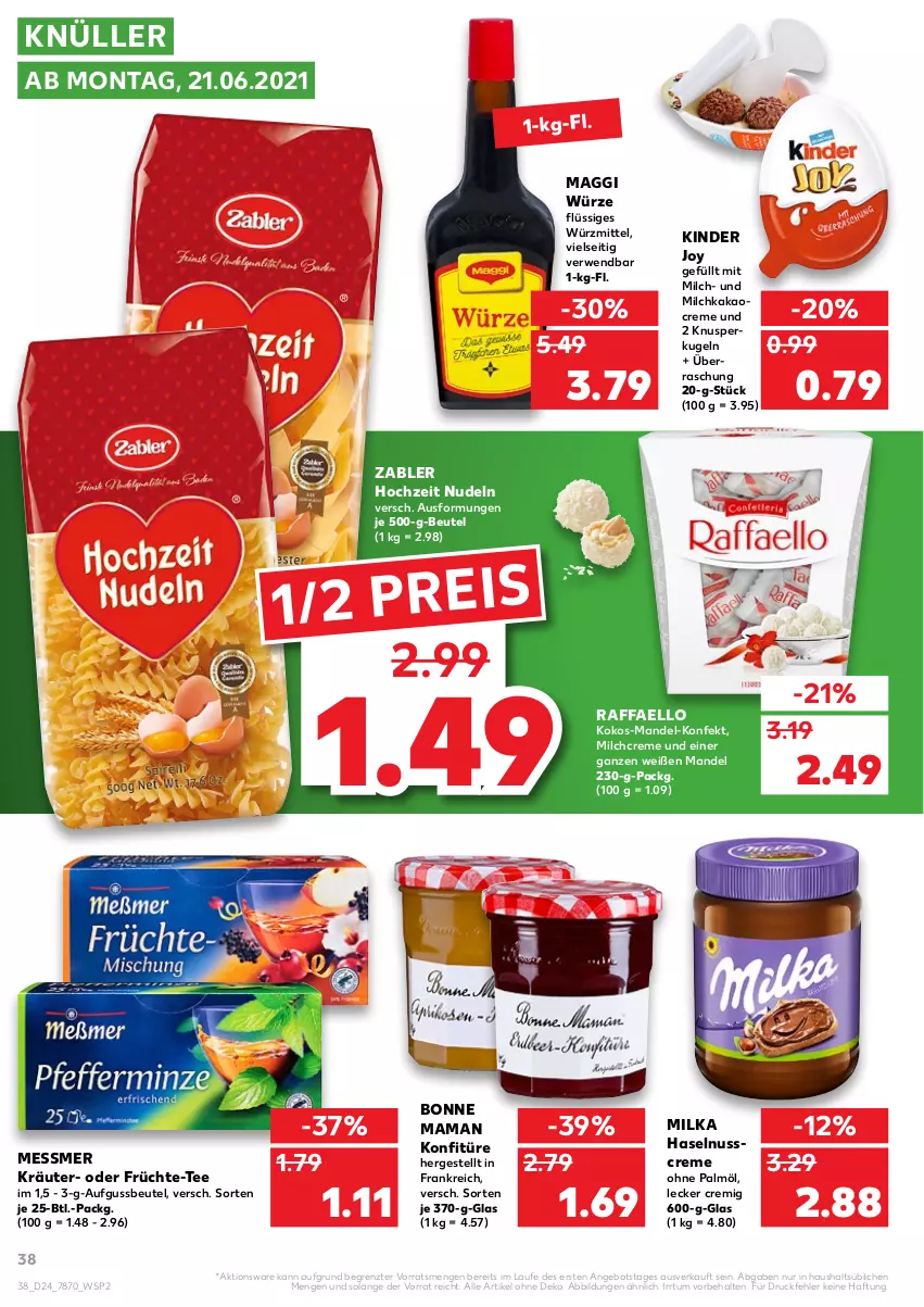 Aktueller Prospekt Kaufland - von 17.06 bis 23.06.2021 - strona 38