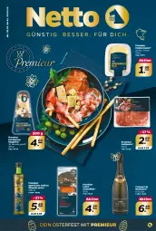Gazetka promocyjna Netto - Woche 13 - Gazetka - ważna od 30.03 do 30.03.2024 - strona 1 - produkty: feinkost, filet, lachs, natives olivenöl, olive, oliven, olivenöl, olivenöl extra, parmigiano, parmigiano reggiano, reggiano, salat, Ti