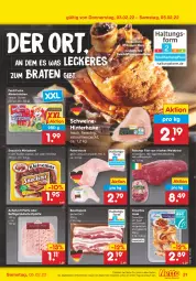 Gazetka promocyjna Netto Marken-Discount - Filial-Angebote - Gazetka - ważna od 05.02 do 05.02.2022 - strona 31 - produkty: angebot, aqua, aufschnitt, axe, Bau, braten, eis, Falsches Filet, ferdi fuchs, filet, fleisch, Geflügel, Haxe, Käse, latte, pute, Ria, rind, salami, salz, Schal, Schale, schwein, schweine, snack, Speck, Ti, wein, weine, würstchen, ZTE