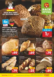 Gazetka promocyjna Netto Marken-Discount - Filial-Angebote - Gazetka - ważna od 05.02 do 05.02.2022 - strona 7 - produkty: angebot, auer, backofen, baguette, Bau, Bauer, blume, blumen, brot, brötchen, Croissant, eis, Fladenbrot, Käse, käsescheiben, Kürbis, kürbiskerne, Laugenstange, mehl, Meister, Ofen, reis, salz, schinken, sonnenblume, sonnenblumen, steinofen, stube, Tasche, Ti, Tiere, ZTE