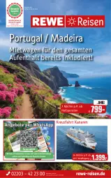 Gazetka promocyjna Rewe Reisen - Reiseprospekt - Gazetka - ważna od 26.07 do 26.07.2024 - strona 1 - produkty: bestpreis, buch, eis, reis, Ti, uhr