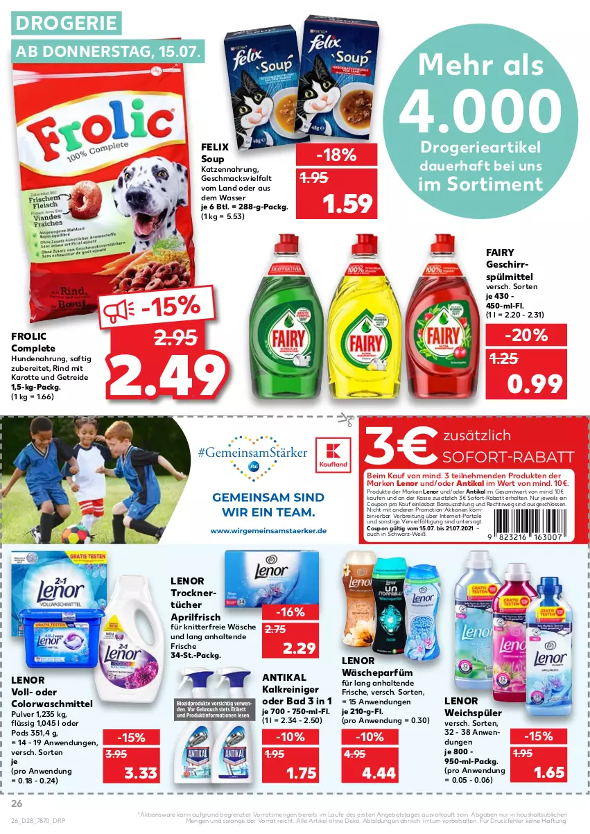 Aktueller Prospekt Kaufland - von 15.07 bis 21.07.2021 - strona 26