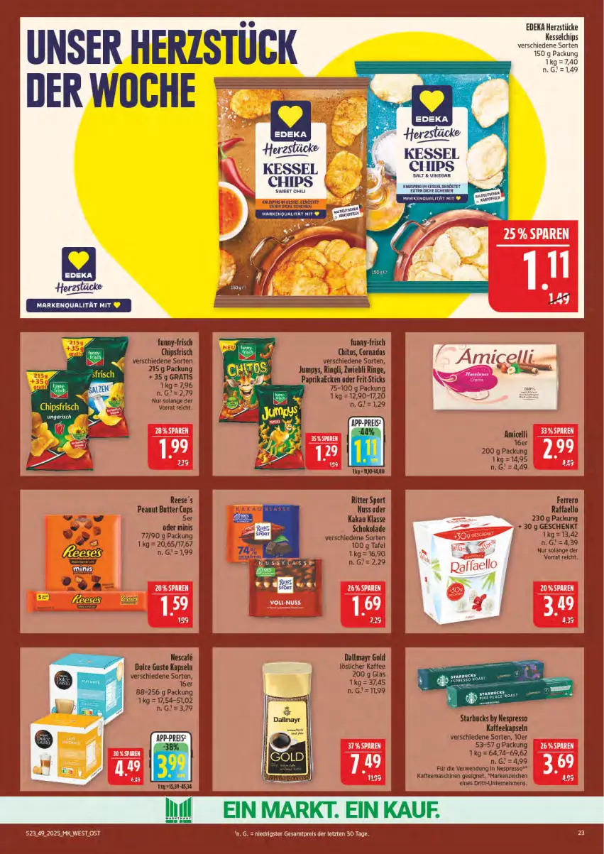 Aktueller Prospekt Marktkauf - Prospekt - von 30.11 bis 06.12.2025 - strona 23 - produkty: chili, chips, deka, eis, reis, rel