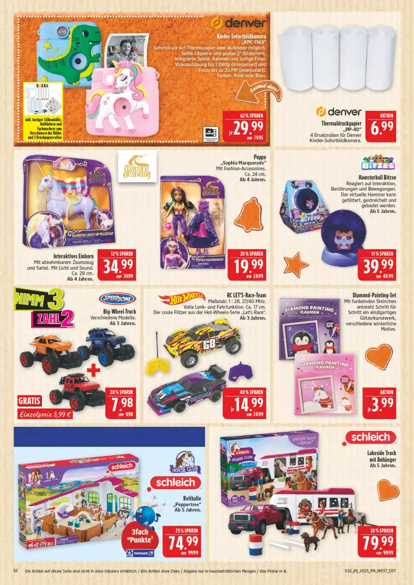 Aktueller Prospekt Marktkauf - Prospekt - von 30.11 bis 06.12.2025 - strona 32 - produkty: ACC, accessoires, Anhänger, Aufkleber, Bad, ball, dell, eier, eis, elle, erde, kamera, Kinder, kleber, Lusti, Mode, papier, Puppe, reis, sattel, Ti