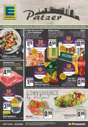 Gazetka promocyjna Edeka - Angebote der Woche - Gazetka - ważna od 30.04 do 30.04.2022 - strona 1 - produkty: angebot, angebotspreis, bett, beutel, bohne, bohnen, bohnenkaffee, chips, chipsfrisch, coca-cola, cola, dallmayr, decke, deutschlandcard, Dr. Oetker, eimer, eis, elle, ente, erde, fanta, flammkuchen, flasche, funny-frisch, gemahlener bohnenkaffee, grill, kaffee, kaffeegenuss, kuchen, lamm, lebensmittel, LG, nuss, obst, pizza, reis, ristorante, ristorante pizza, saft, salat, schwein, schweine, schweinenacken, sprite, steak, steaks, teller, Ti, wein, weine