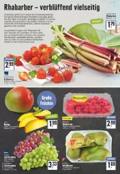 Gazetka promocyjna Edeka - Angebote der Woche - Gazetka - ważna od 30.04 do 30.04.2022 - strona 2 - produkty: beere, beeren, Birnen, eis, erdbeere, erdbeeren, erde, küche, kuchen, LG, mango, nuss, obst, Rauch, rhabarber, saft, Schal, Schale, Spezi, tafelbirnen, tafeltrauben, Ti, trauben, ZTE